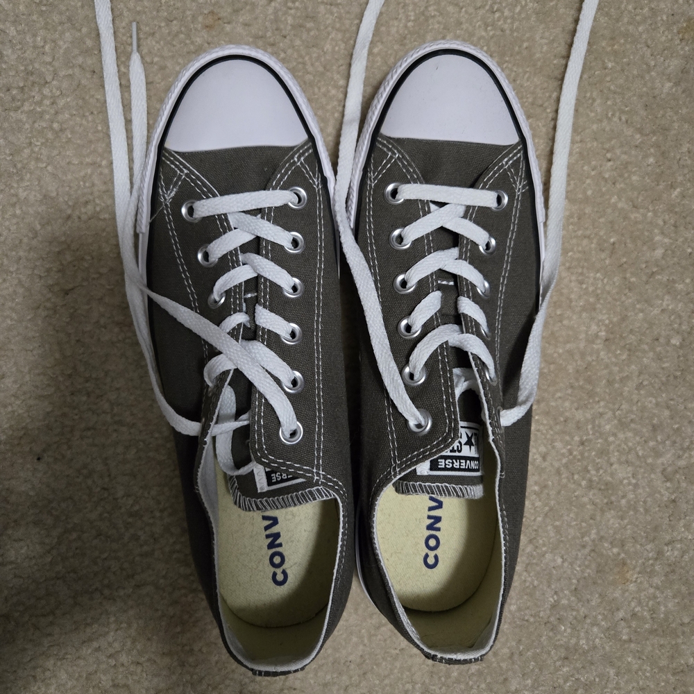 Converse Charcoal Low-Top Sneakers